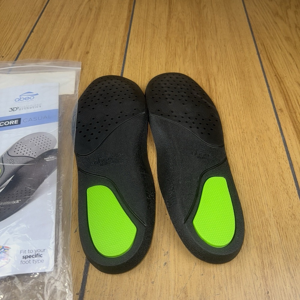 ABEO 3D3 Premium ORTHOTIC MEN'S INSOLES [Pair] Size‎ 12